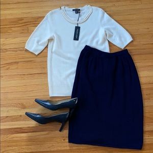 Saks Fifth Avenue Cashmere cream color sweater